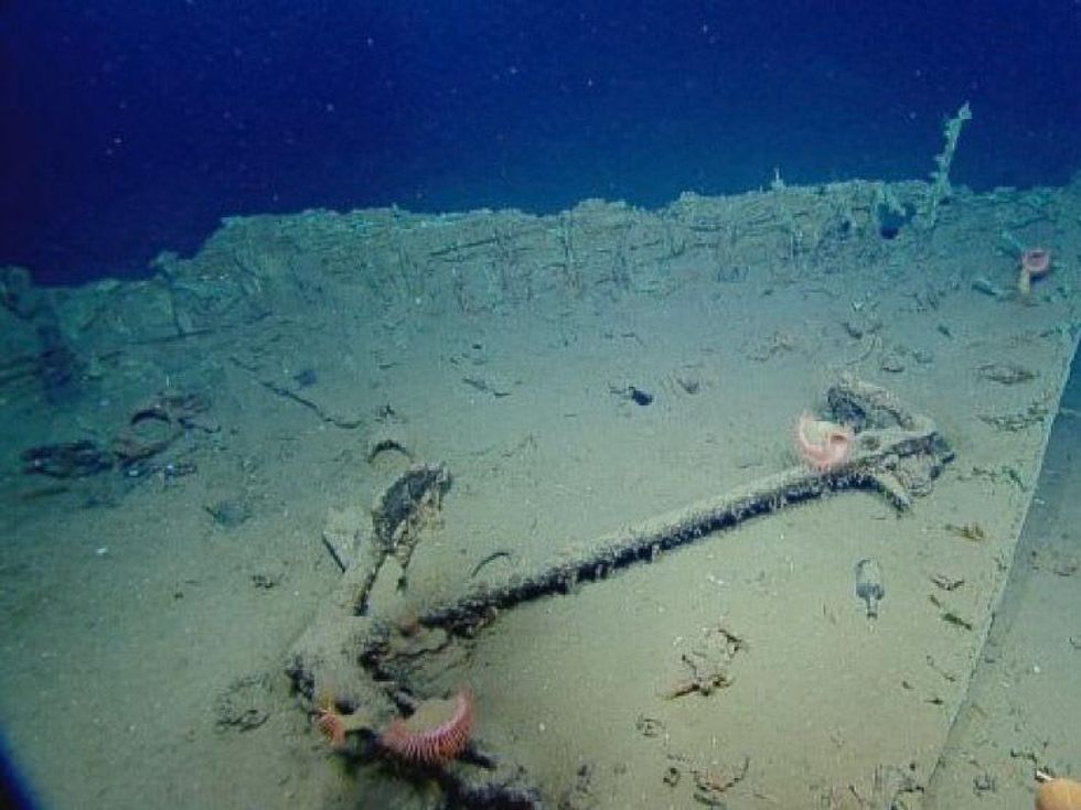 Galveston shipwreck discovery July 2013 bow