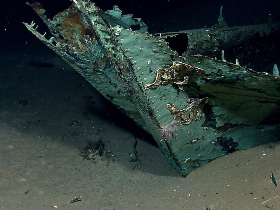 Galveston shipwreck discovery July 2013 hull