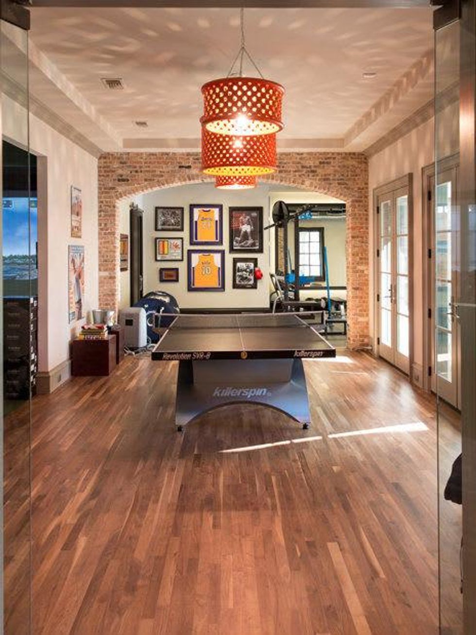 Game room at 10179 Brook Hollow Court in Dallas
