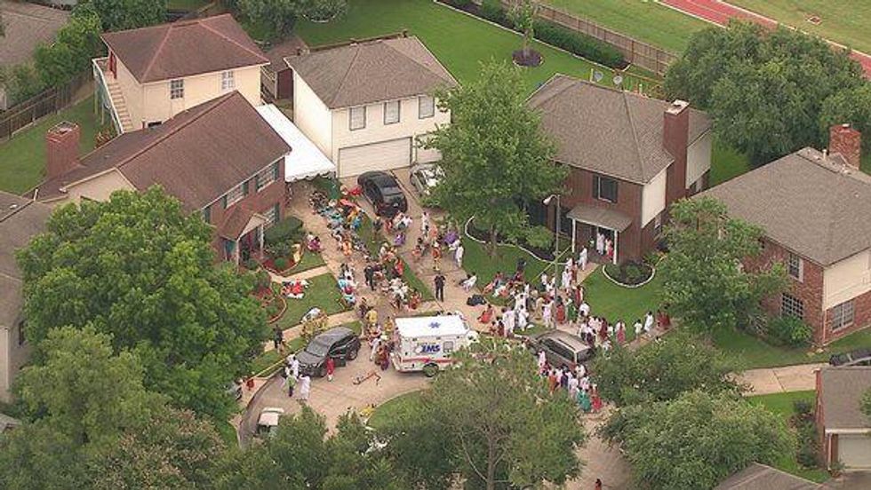 Garage Collapse in Katy During Religious Celebration