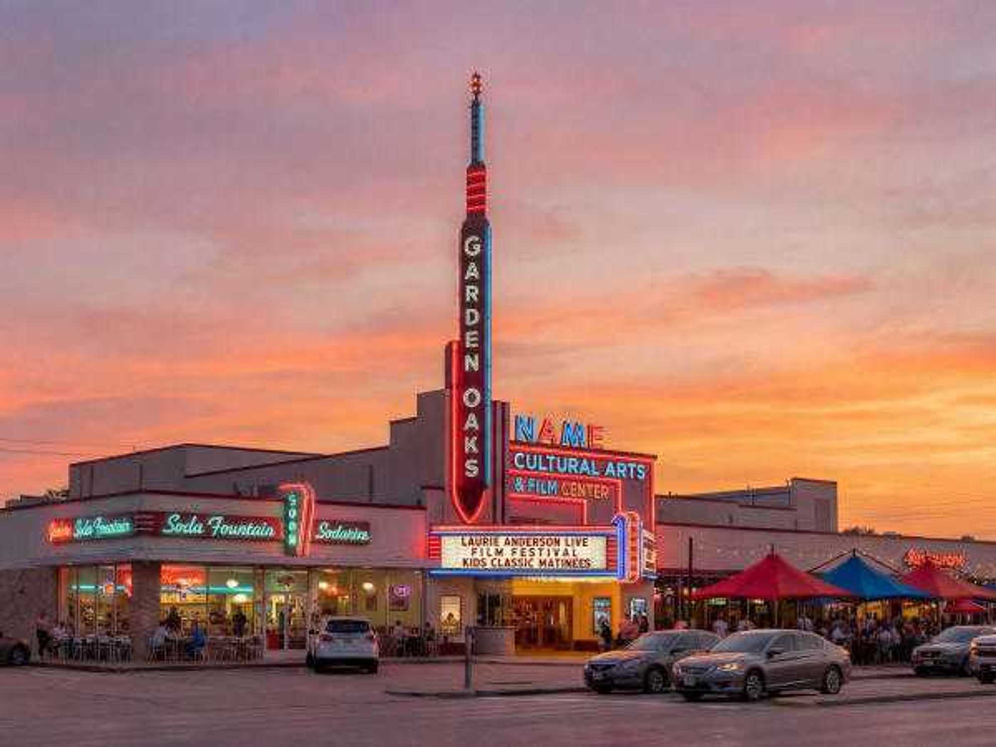 Garden Oaks theater renovation rendering
