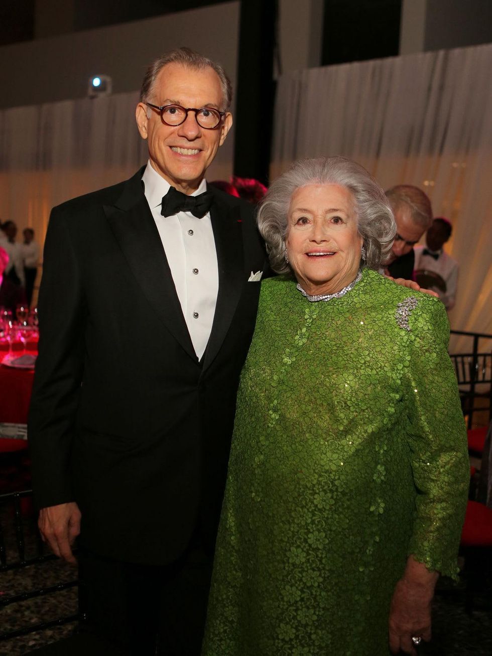 Gary Tinterow and Nelly Arrieta de Blaquier MFAH Latin American Experience November 2013