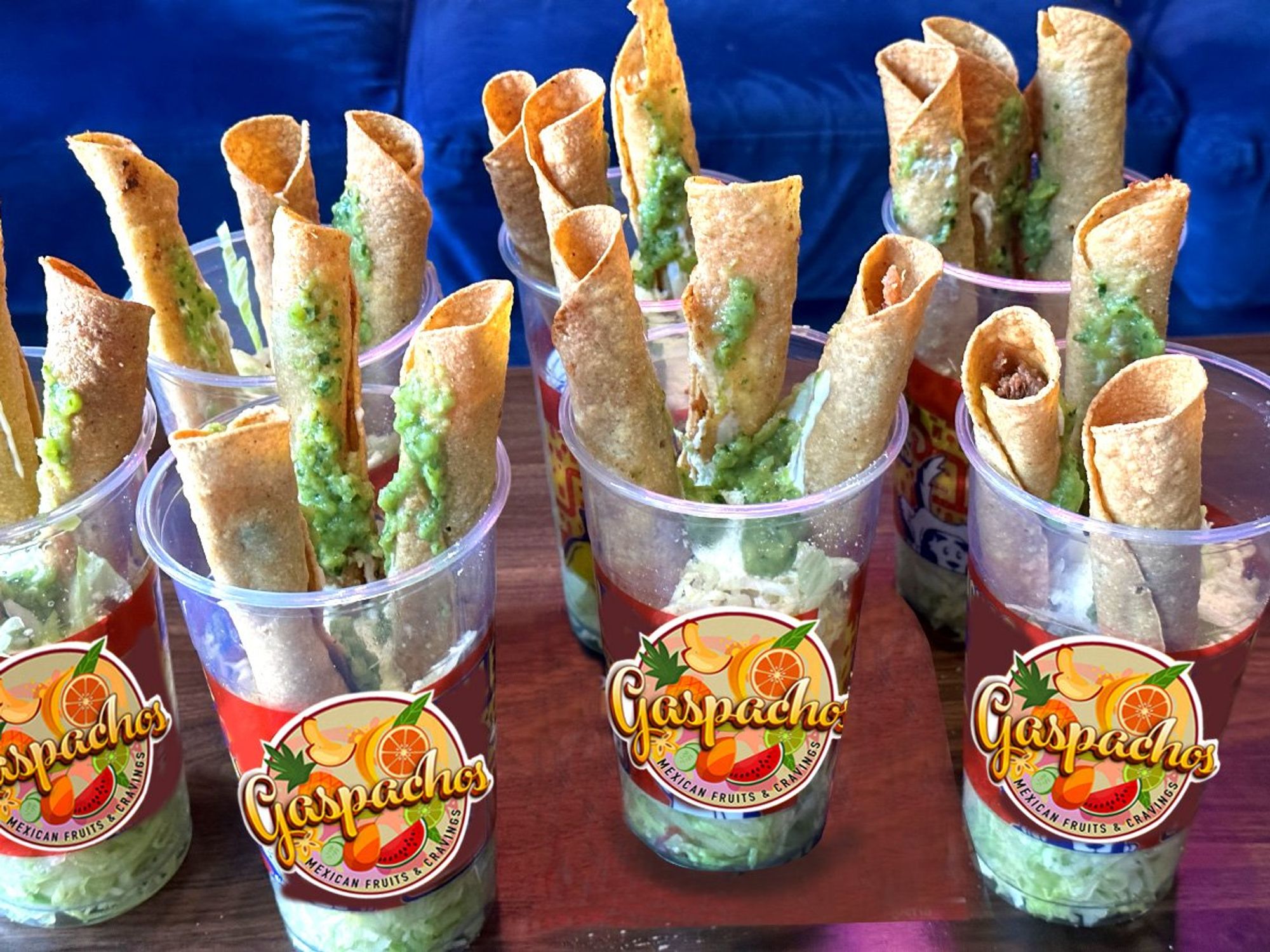 Gaspachos Mexican Bites flautas