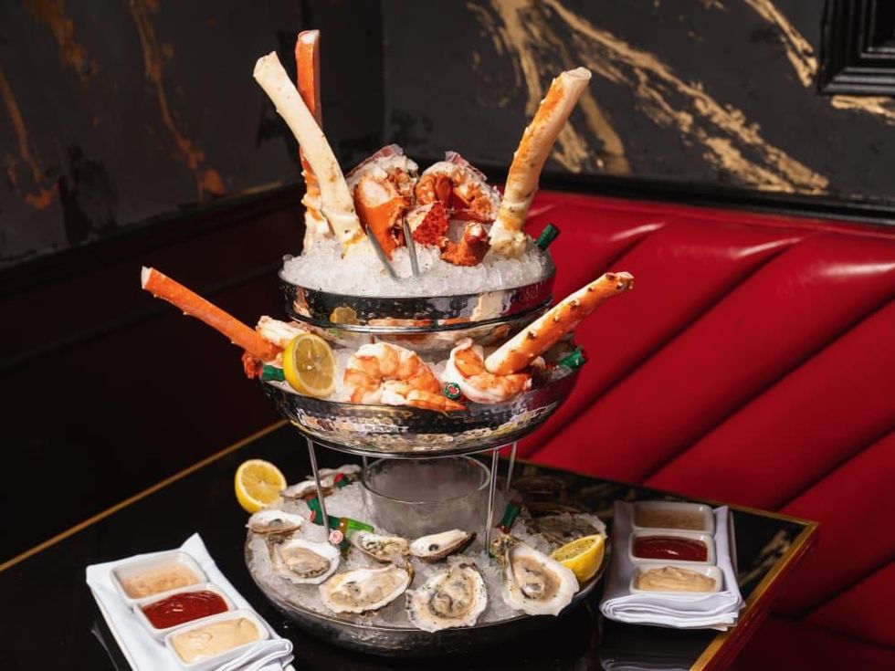 Gatsby's seafood tower