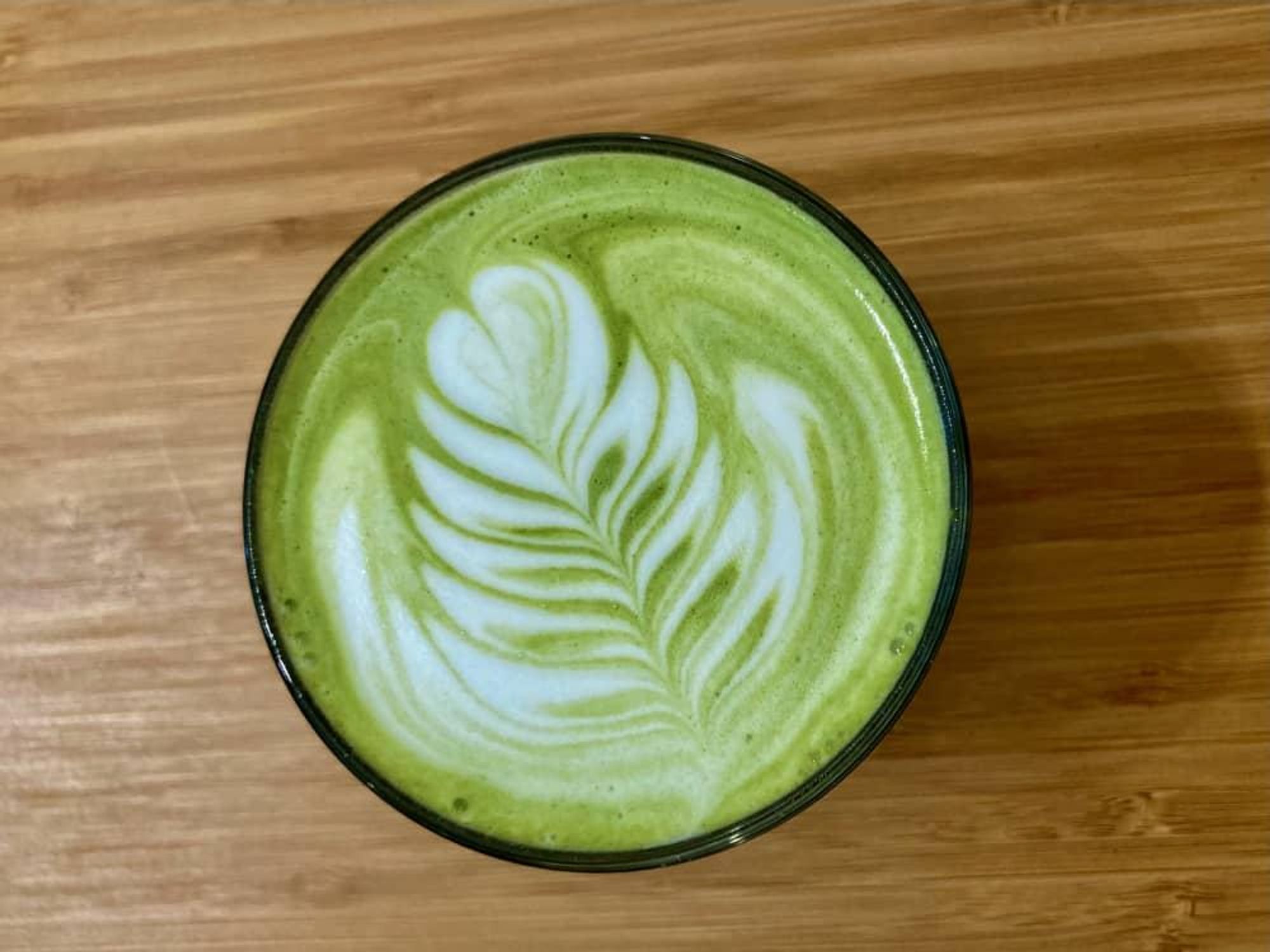 Gene Jones Coffee matcha latte