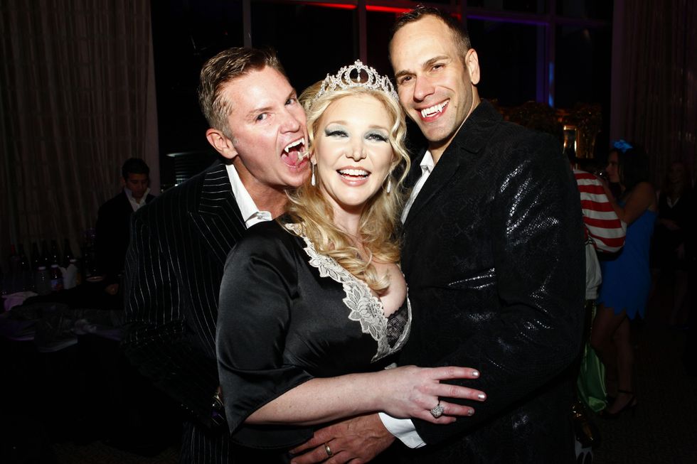 Gene Schulle, from left, Magan M. Hunt and Jonathan Luke at Once Upon a Nightmare October 2013