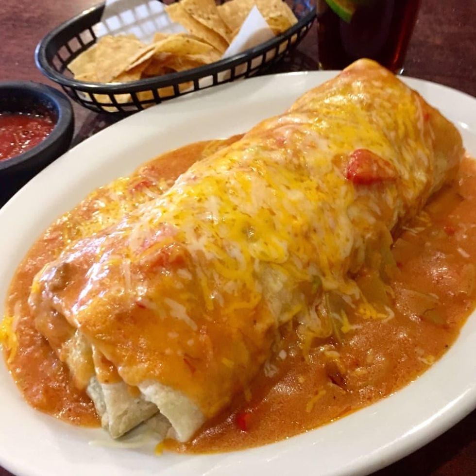 Generic shot of burrito