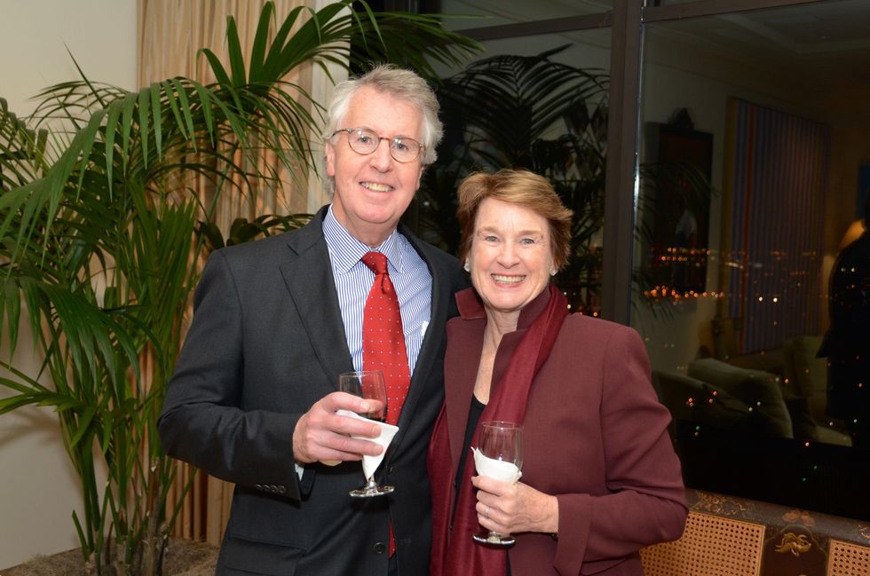 George and Linda Kelly at the MFAH Contemporary party January 2014