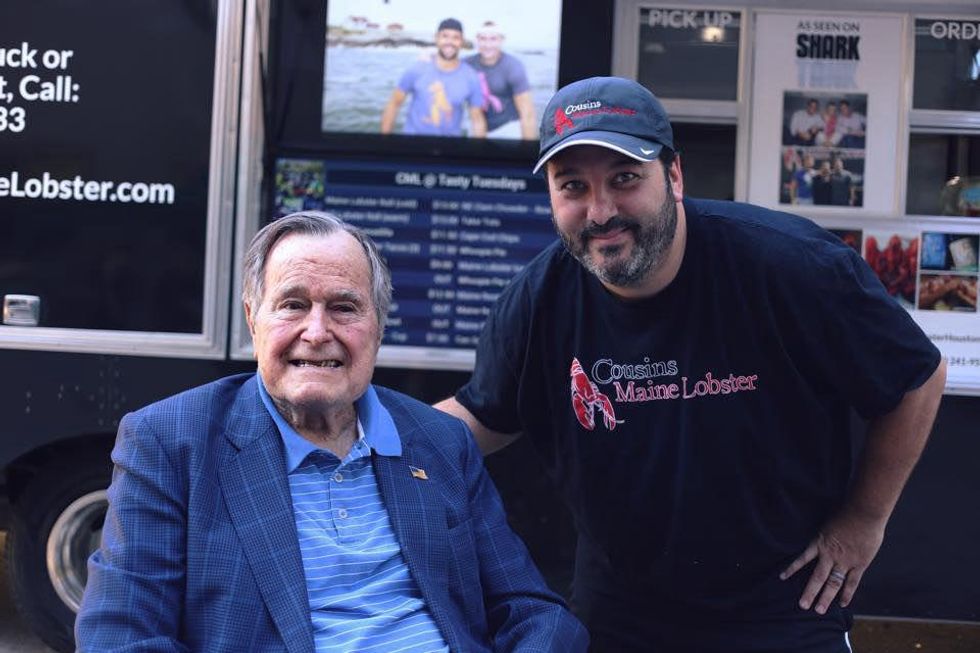 George Bush Cousins Maine Lobster