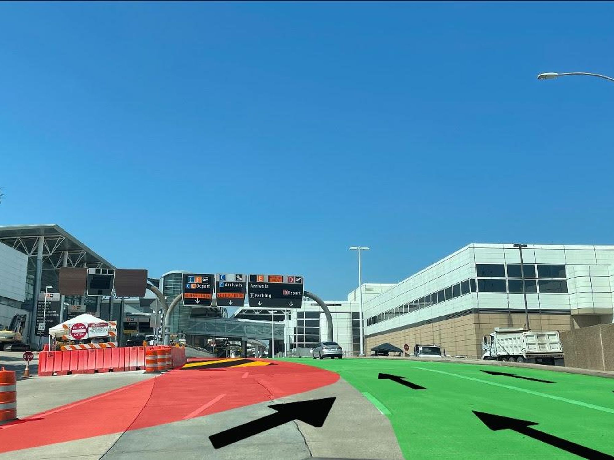 George Bush Intercontinental Airport traffic detour