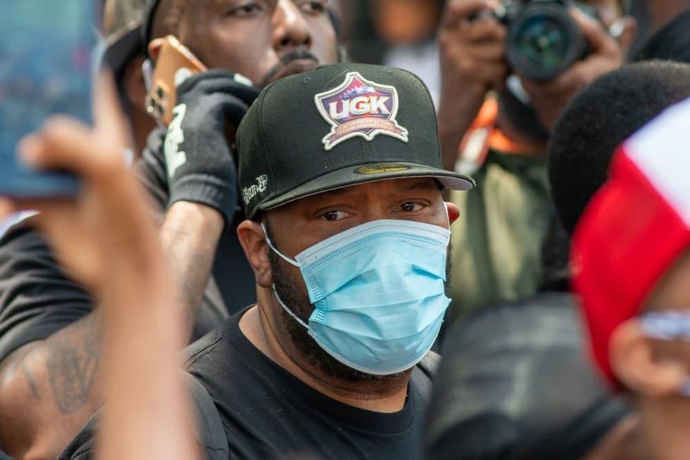 George Floyd downtown rally