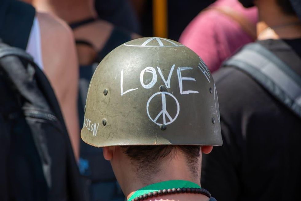 George Floyd downtown rally