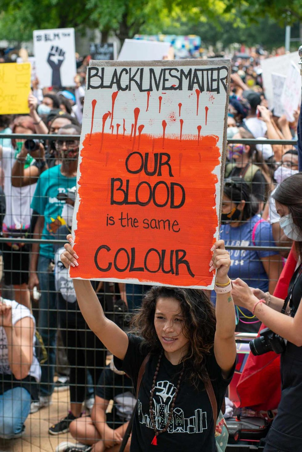 George Floyd downtown rally