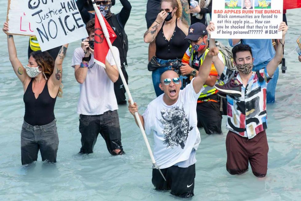 George Floyd downtown rally