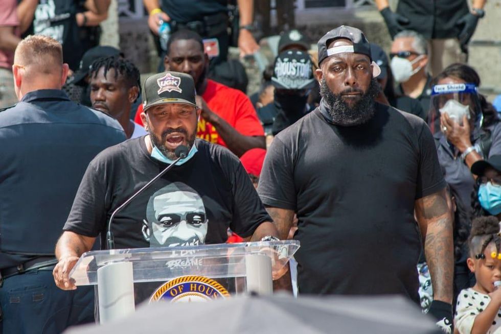 George Floyd downtown rally