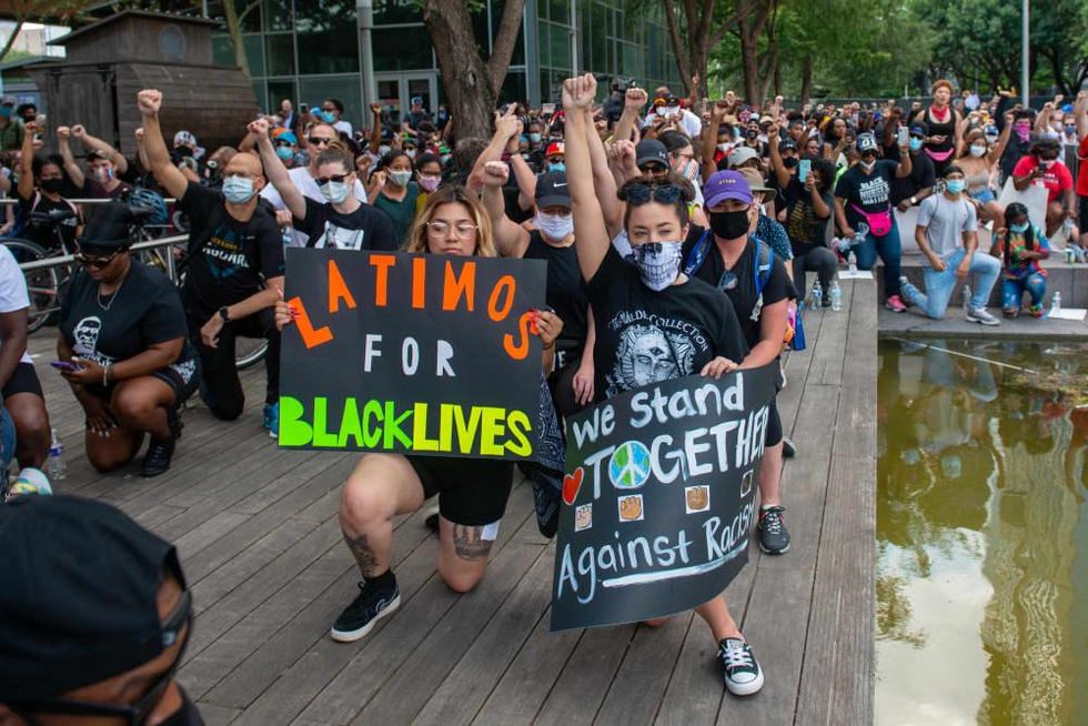 George Floyd downtown rally