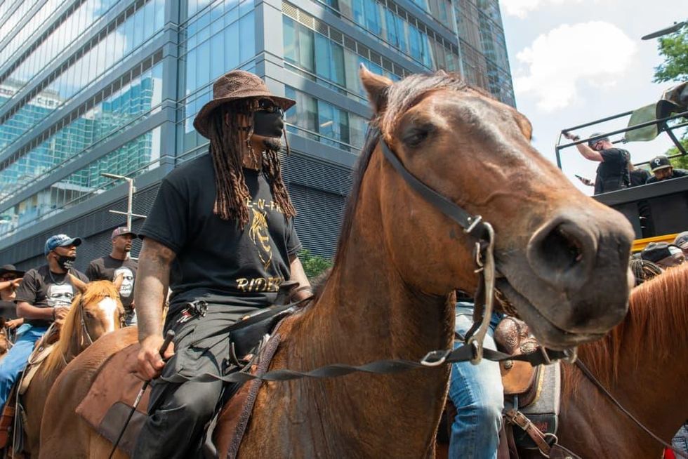 George Floyd downtown rally