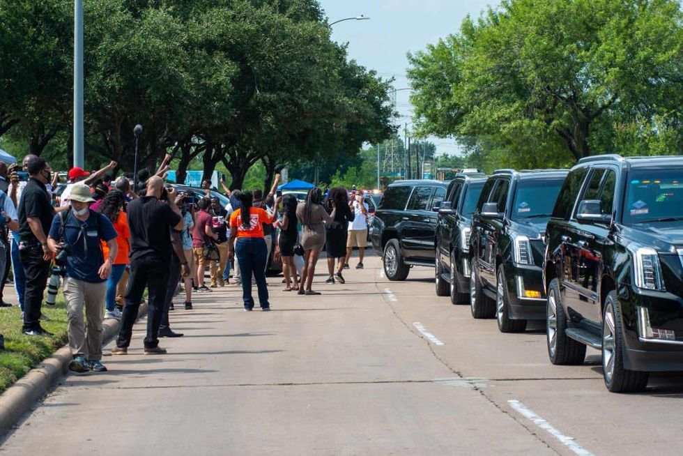 George Floyd funeral Houston