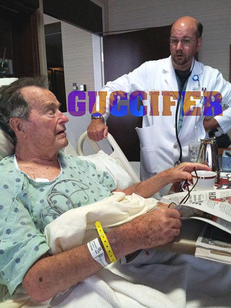 George H.W. Bush, hospital, email hacked, Guccifer, February 2013