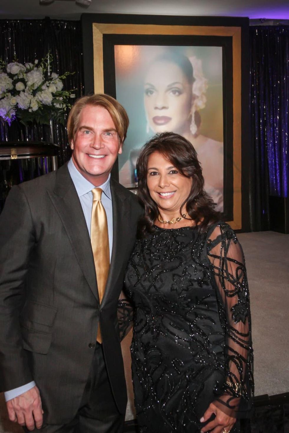 George Lancaster, Regina Garcia at Houston Arts Alliance performance by Audra McDonald