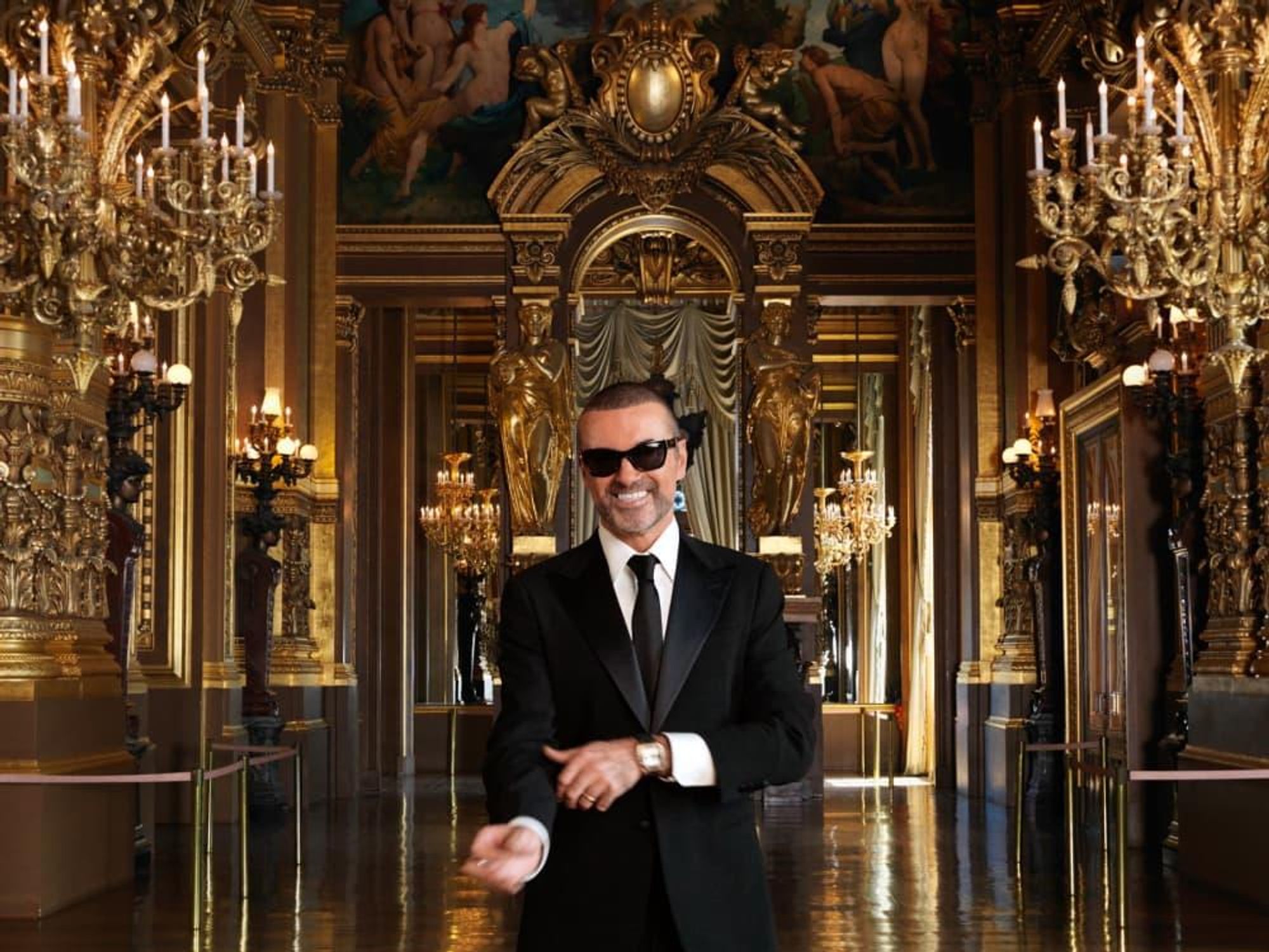 George Michael headshot promo