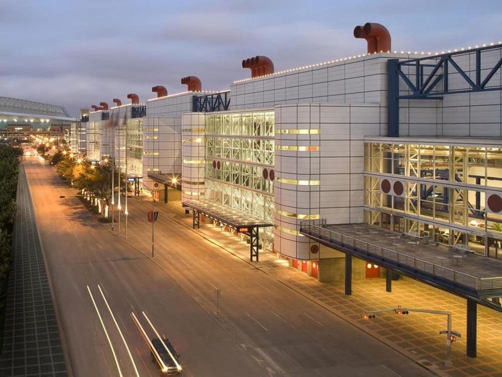 George R. Brown Convention Center at night May 2013
