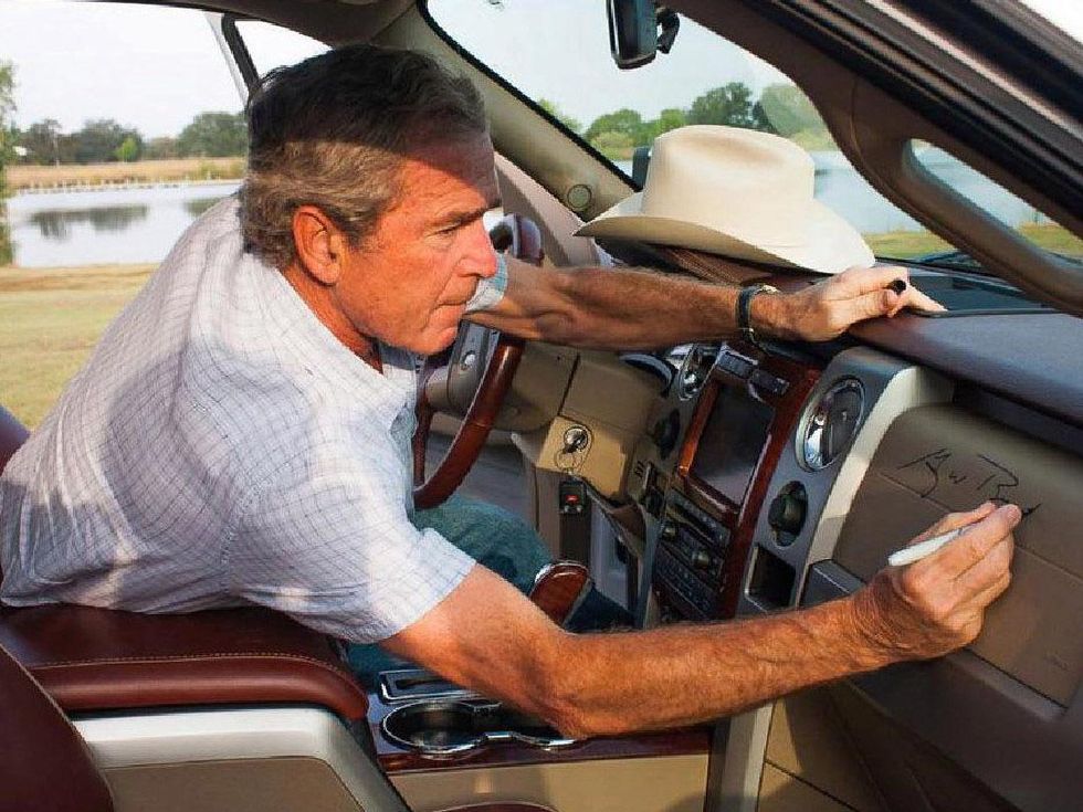 George W. Bush truck for auction