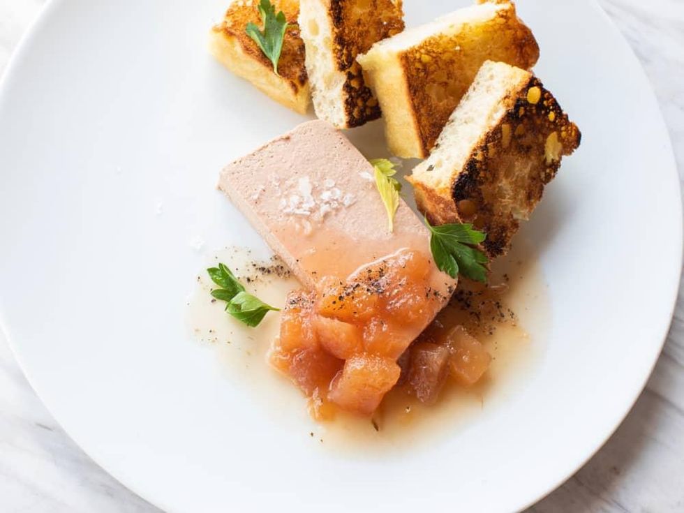 Georgia James steakhouse chicken liver pate