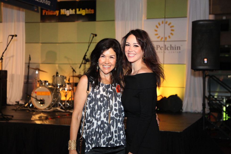Geraldina Wise, left, and Gabriella Wise at the Friday Night Lights Depelchin benefit November 2014