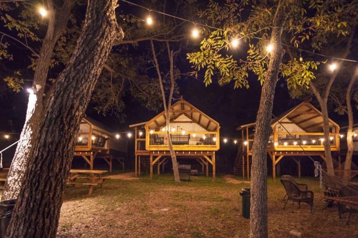 Geronimo Creek's Getaway Cabins offer comfort in a luxurious camping