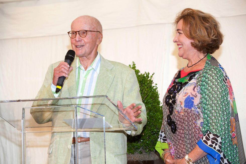 Gerry and Barbara Hines at M.D. Anderson in Aspen July 2014