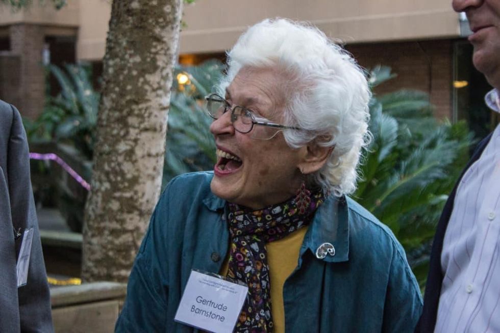 Gertrude Barnstone at Texas Civil Rights Project fundraiser