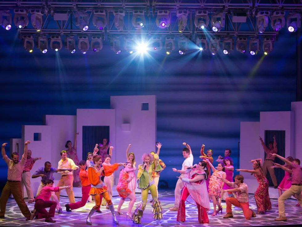 Gexa Energy Broadway at the Hobby Center series January 2014 Mamma Mia! North American Tour cast