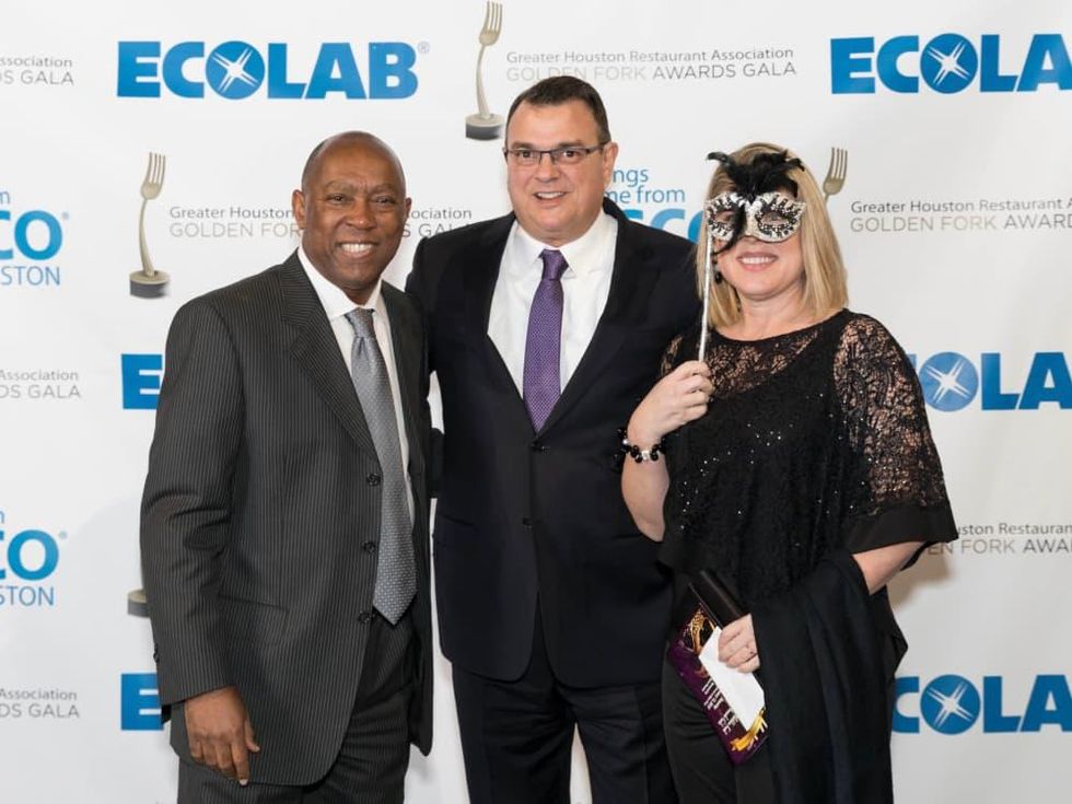 GHRA Golden Fork Gala Sylvester Turner Ricardo and Amy Molina