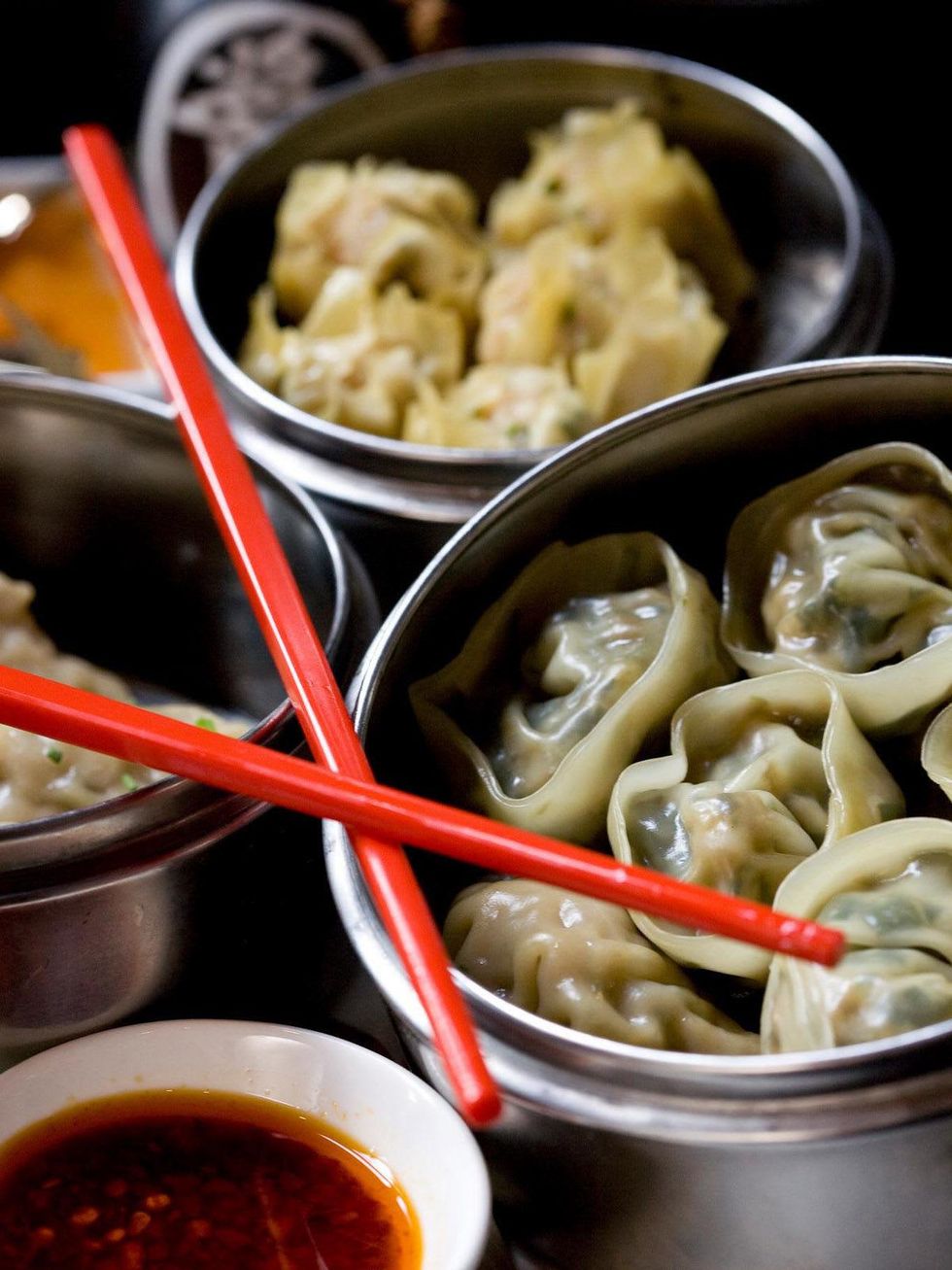 Gigi's Asian Bistro, Dumpling Bar, chop sticks, December 2012