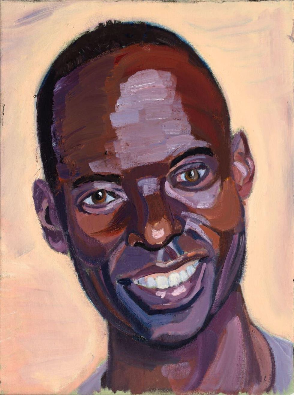 Gilbert Tuhabonye portrait by George W. Bush