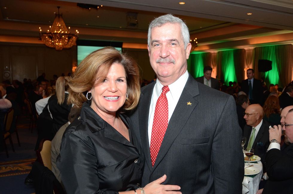 Ginger and John Neimann at the Irish Gala November 2014