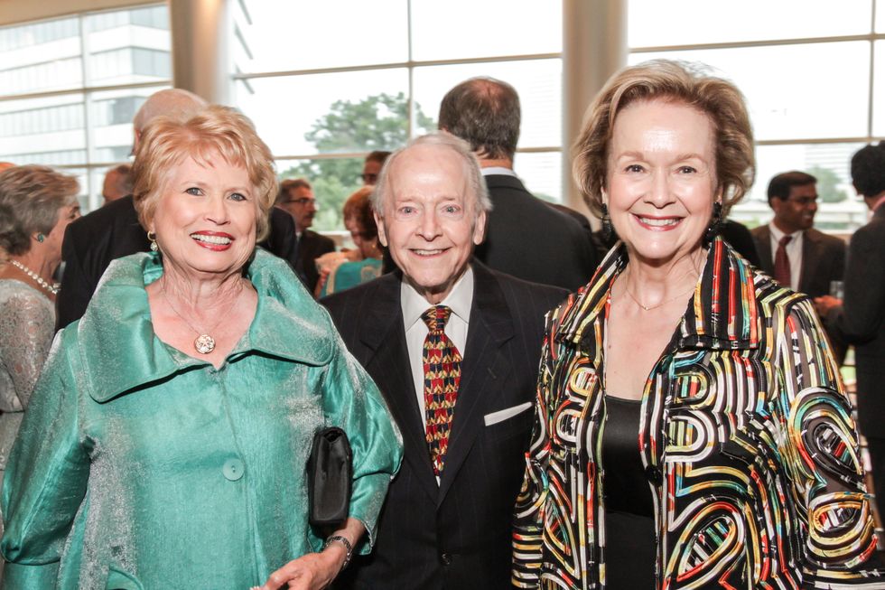 Ginger Blanton, from left, Dr. Michael Ahearn and Joyce Ahearn at the Interfaith Ministries Tapestry Gala May 2014