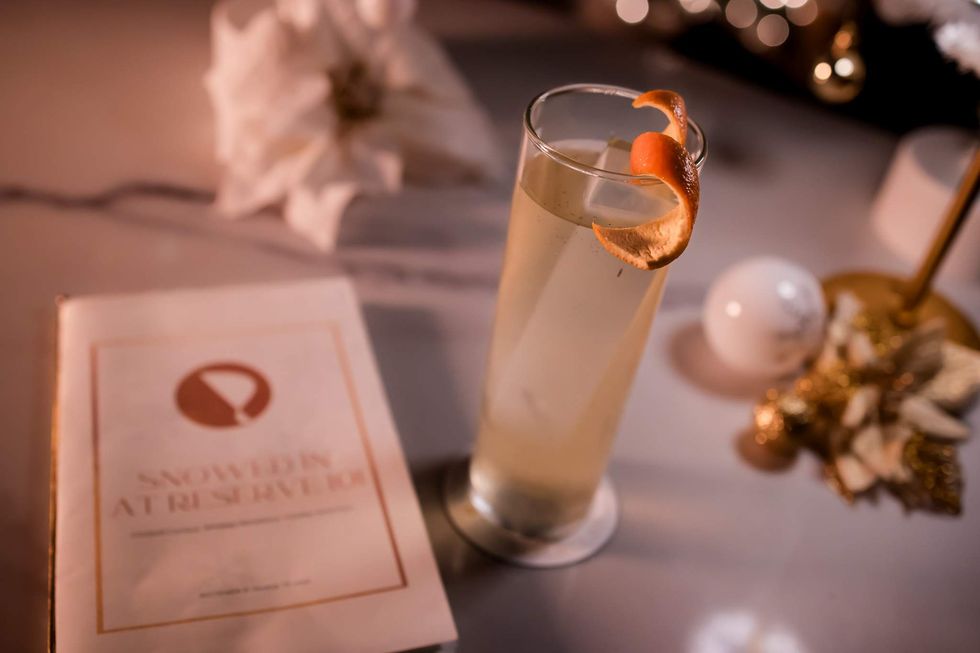 gingle and jangle clarified cocktail at reserve 101