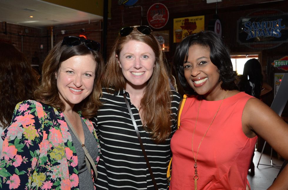 Ginny Lewis, from left, Susan Oehl and Sharron Melton at the Women of Wardrobe Spring Fling March 2014