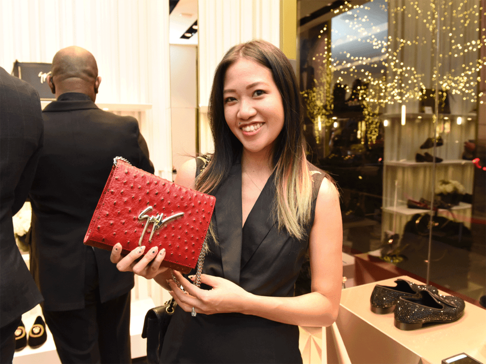 Giuseppe Zanotti opening Issa Chou