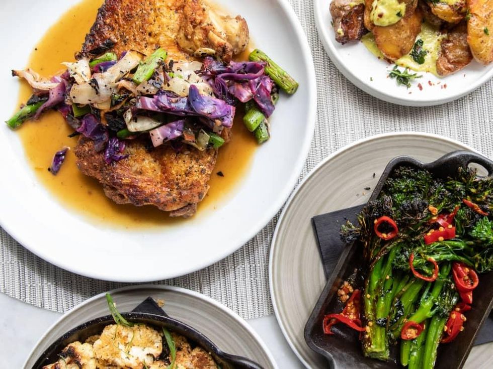 GJ Tavern food spread