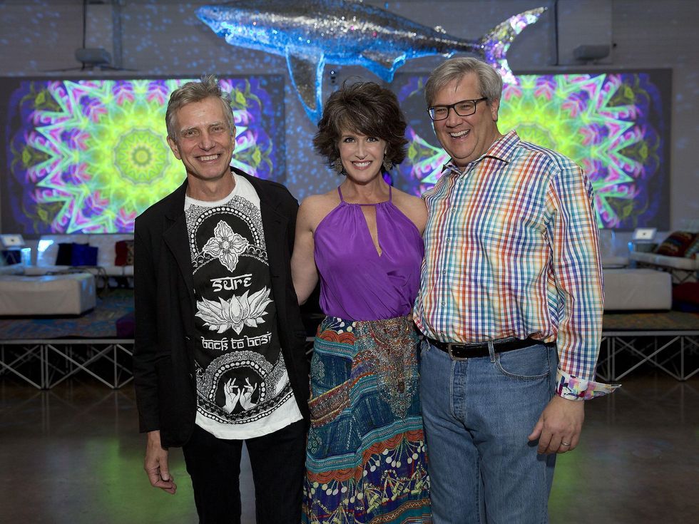 Glassell Benefit and Auction 2015 Joe Havel; Melissa and Albert Grobmyer