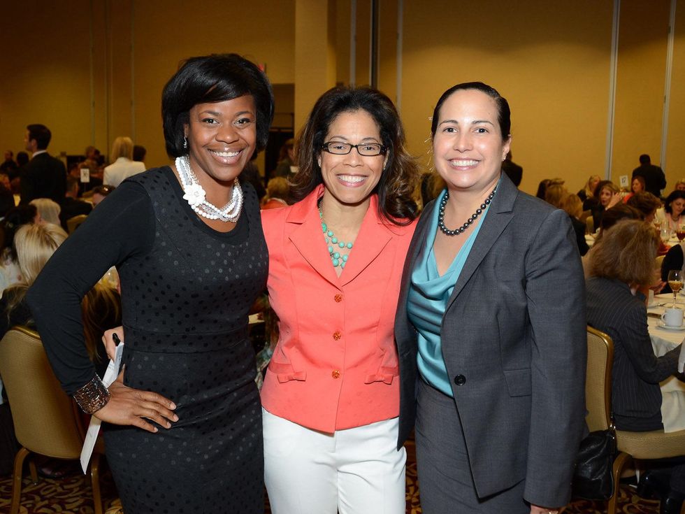 Gloria Steinem event Houston May 2013 Kafi Slaughter, LaTanya Flix, Tina Arias Peterman