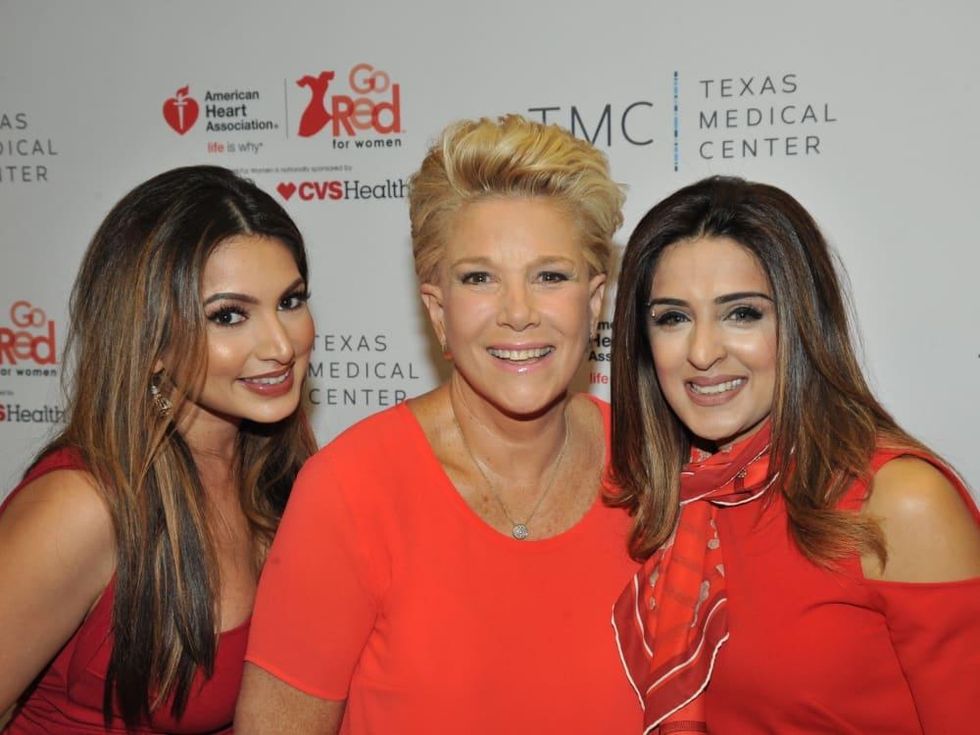 Go Red for Women luncheon Dr. Monica Patel, Joan Lunden, Sneha Merchant