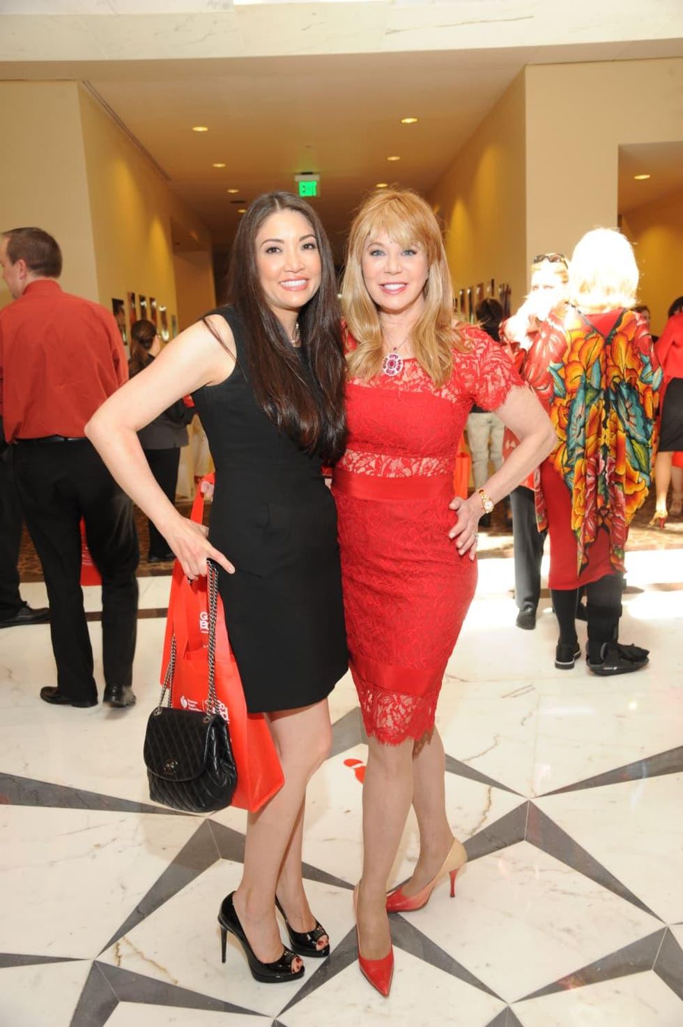 Go Red for Women luncheon Erika Soto, Cindi Rose