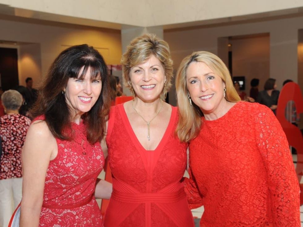 Go Red for Women luncheon, Martha Plunkett, Robyn Barness, Melissa McAnelly