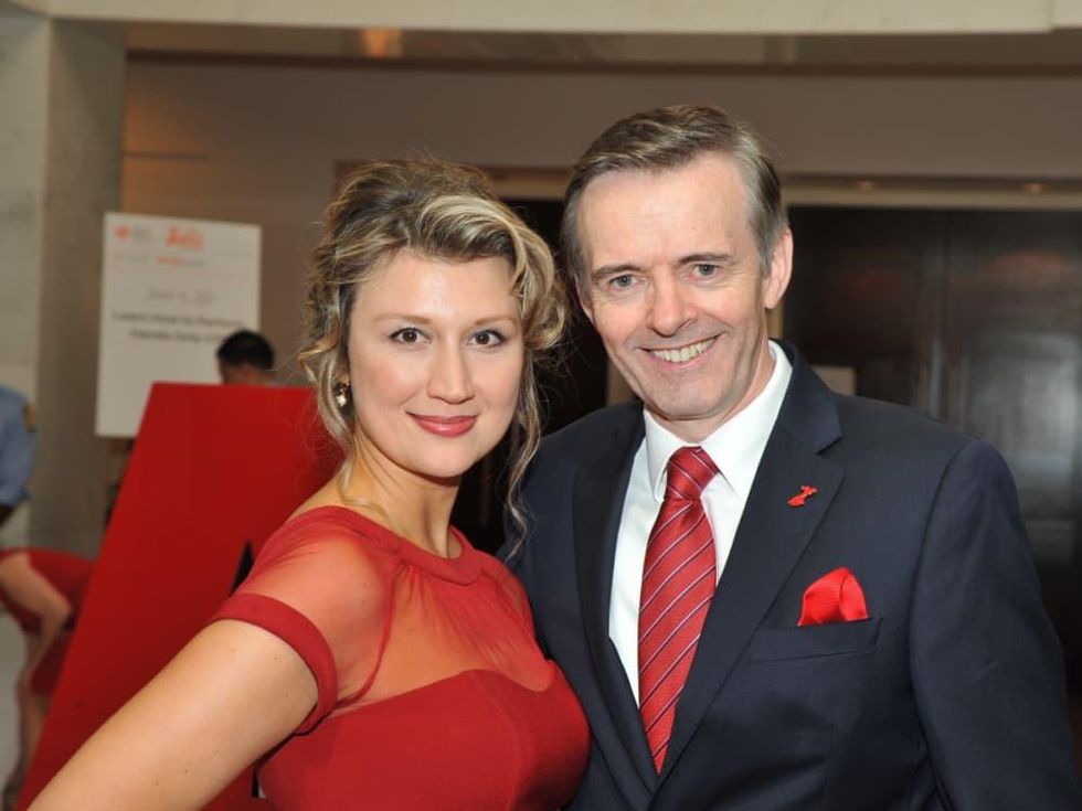 Go Red for Women luncheon, Yulia Veratennikova, Dr. Daniel Penny