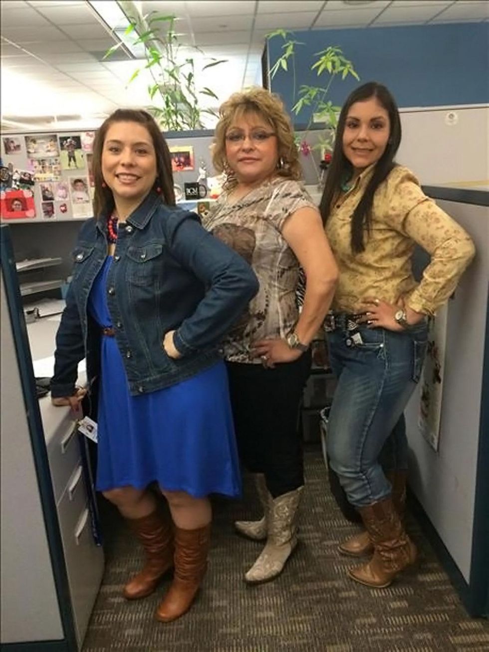 Go Texan Day February 2014 Baylor College of Medicine cowgirls