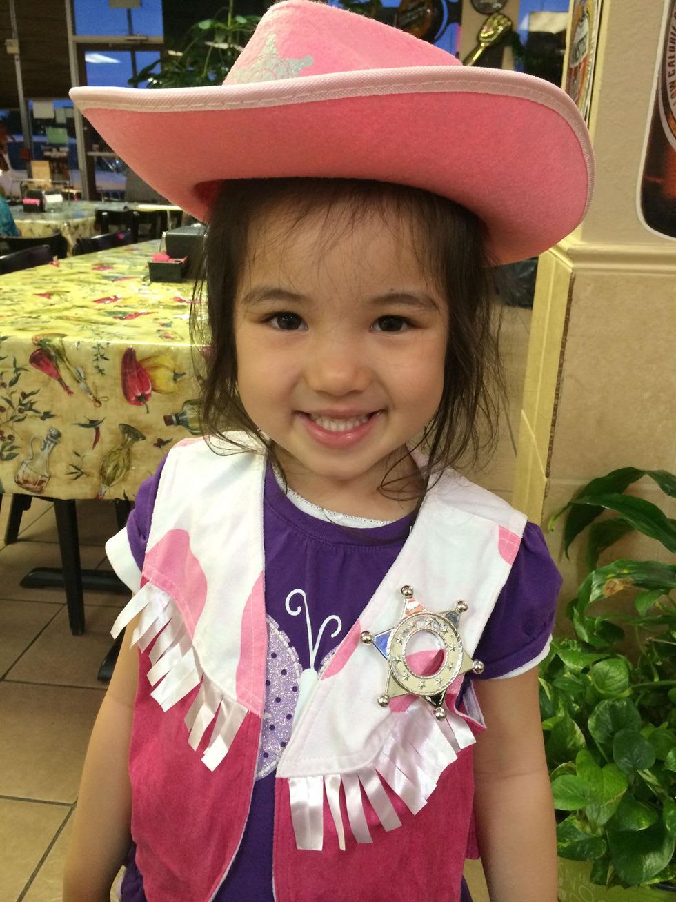 Go Texan Day February 2014 little girl submitted photo